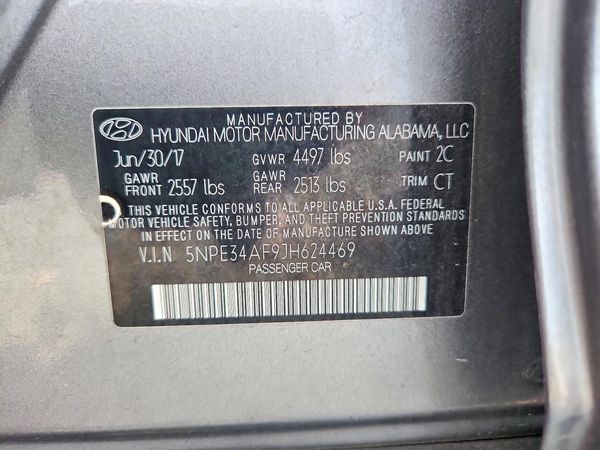 2018 HYUNDAI SONATA
