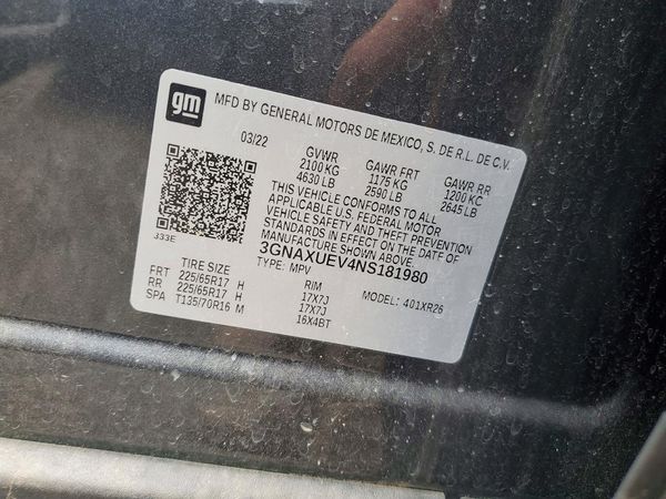 2022 CHEVROLET EQUINOX LT (1LT)