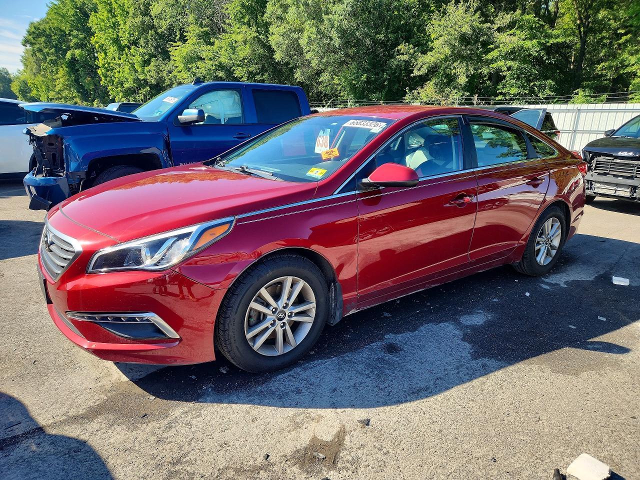 2015 HYUNDAI SONATA SE, ECO — Front 3/4