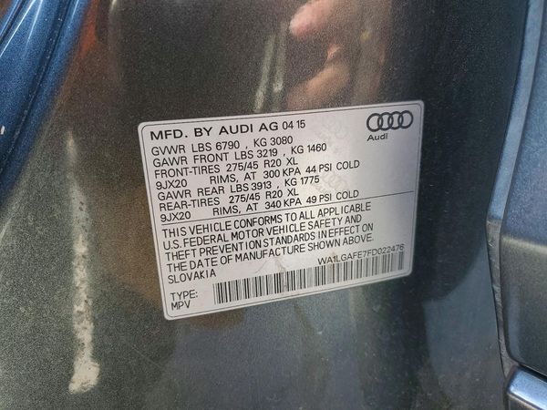 2015 AUDI Q7 Premium Plus