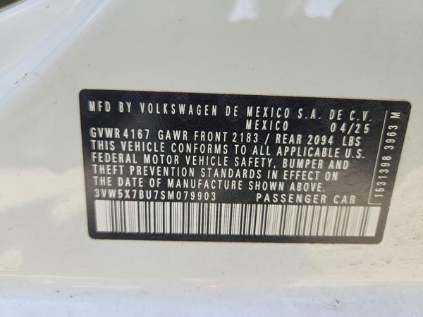 2025 VOLKSWAGEN JETTA S