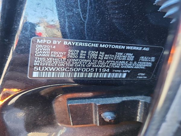2015 BMW X3 xDrive28i