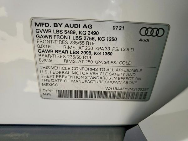 2021 AUDI Q5