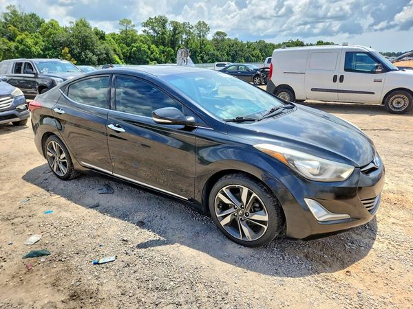 2014 HYUNDAI ELANTRA GLS(Middle) — Passenger 3/4