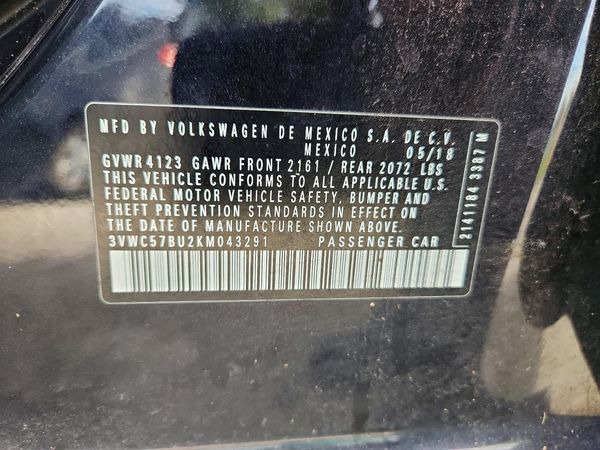 2019 VOLKSWAGEN JETTA
