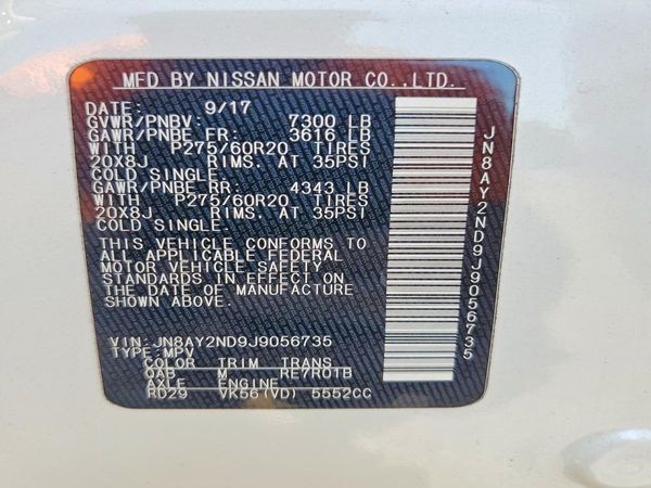2018 NISSAN ARMADA