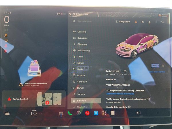 2020 TESLA MODEL 3 — ODOM