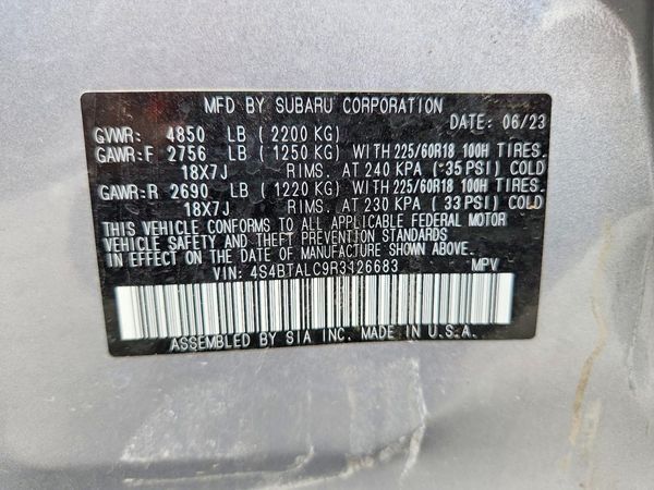 2024 SUBARU OUTBACK Onyx Edition