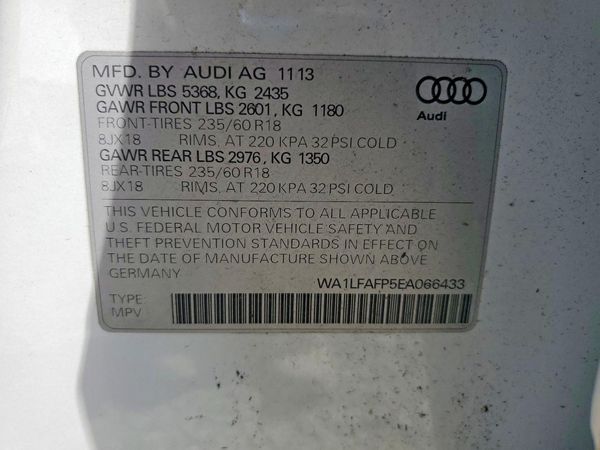 2014 AUDI Q5 Premium Plus