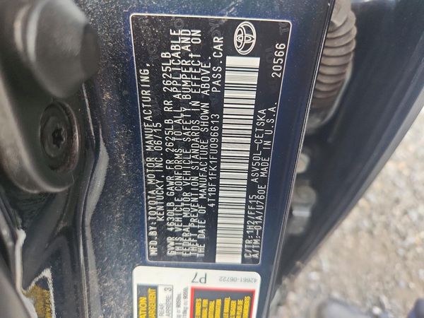 2015 TOYOTA CAMRY