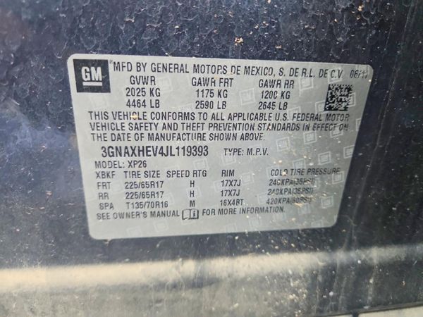 2018 CHEVROLET EQUINOX