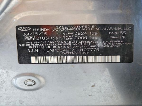 2017 HYUNDAI ELANTRA