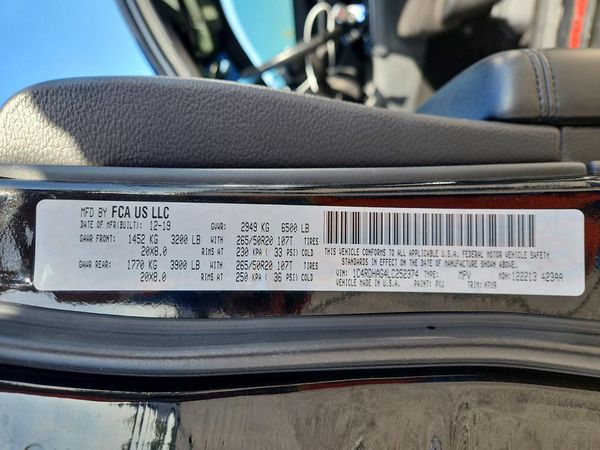 2020 DODGE DURANGO