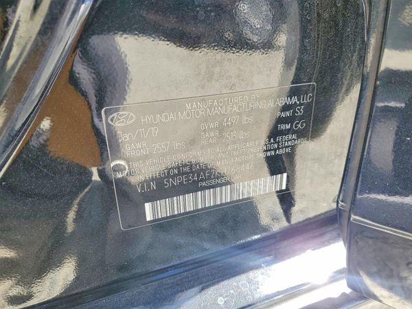 2019 HYUNDAI SONATA