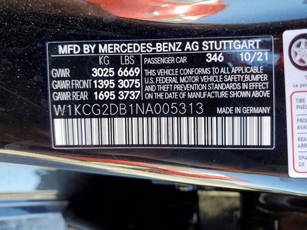 2022 MERCEDES-BENZ EQS SEDAN EQS 450+