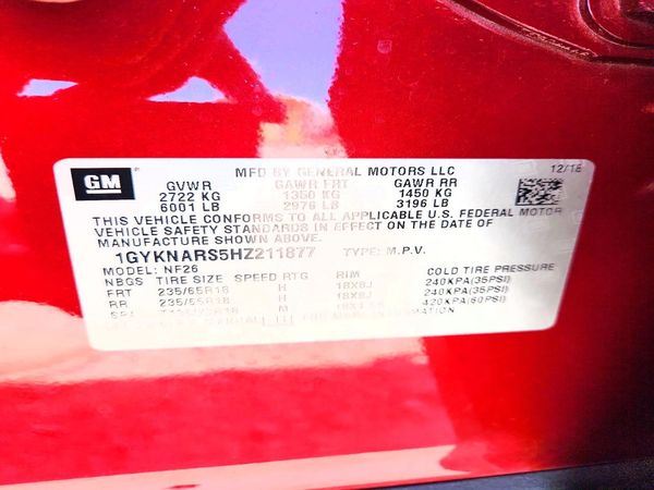 2017 CADILLAC XT5 Base