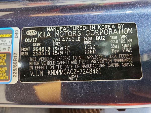 2017 KIA SPORTAGE
