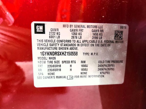 2017 CADILLAC XT5 Luxury