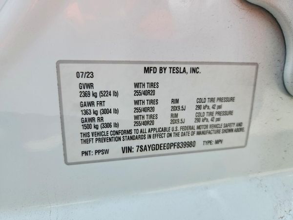 2023 TESLA MODEL Y