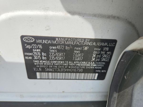 2017 HYUNDAI SANTA FE Sport Base