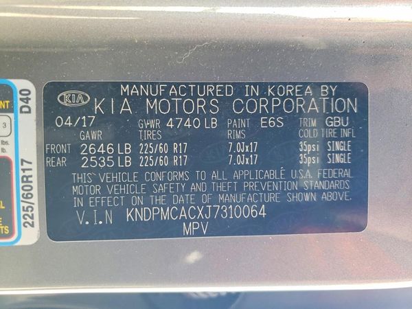 2018 KIA SPORTAGE QL