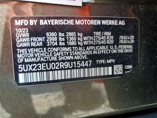 2024 BMW X5 xDrive40i