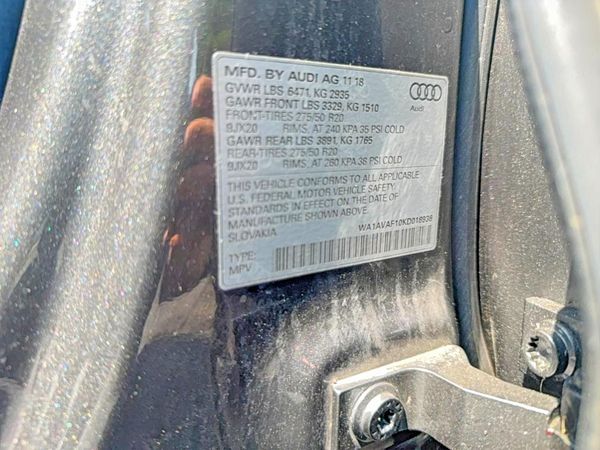 2019 AUDI Q8 Premium