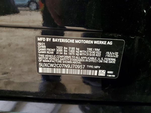 2022 BMW X7 xDrive40i