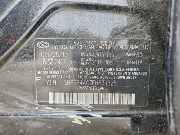 2014 HYUNDAI SONATA GLS/ GLS Popular