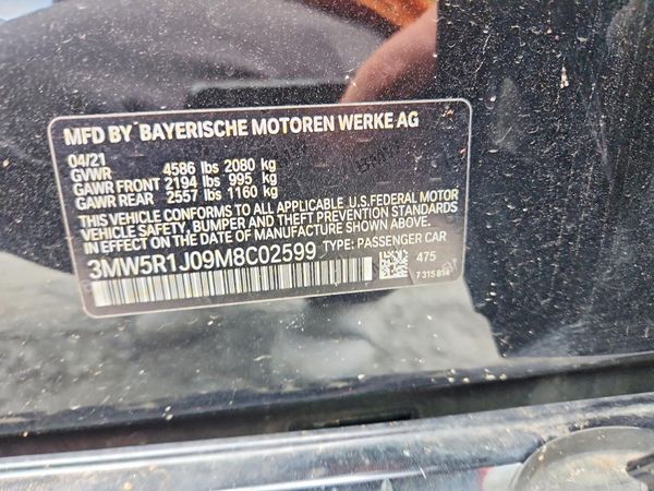 2021 BMW 330I