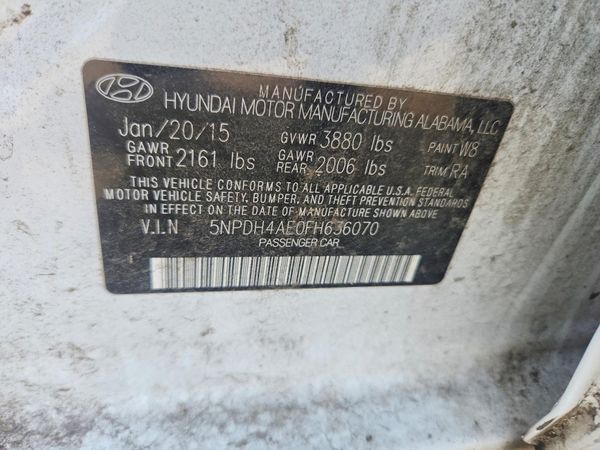 2015 HYUNDAI ELANTRA GLS(Middle)