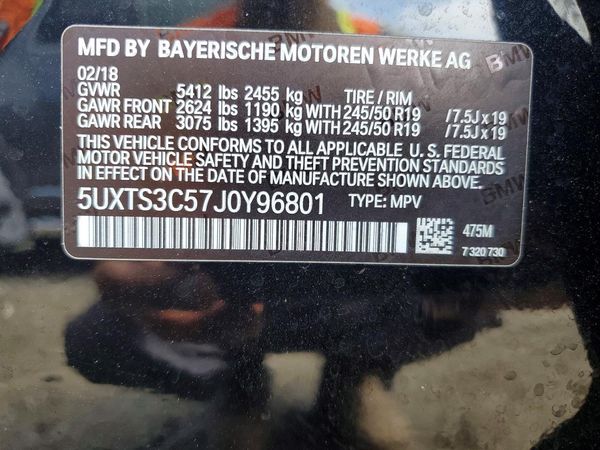 2018 BMW X3 M40i