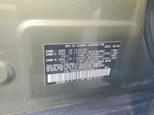 2018 SUBARU OUTBACK Premium+ES