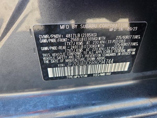 2024 SUBARU CROSSTREK Premium