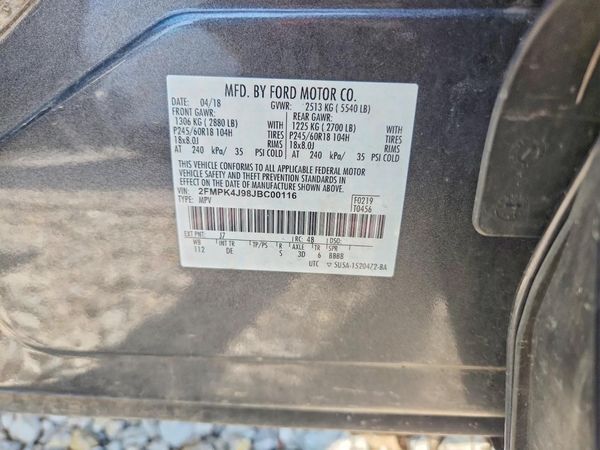 2018 FORD EDGE SEL