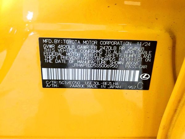 2025 LEXUS IS 500 500 Base