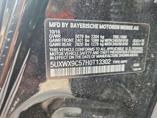 2017 BMW X3