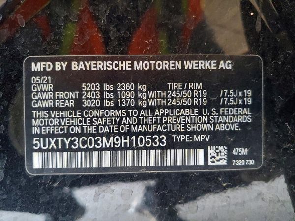 2021 BMW X3 sDrive30i