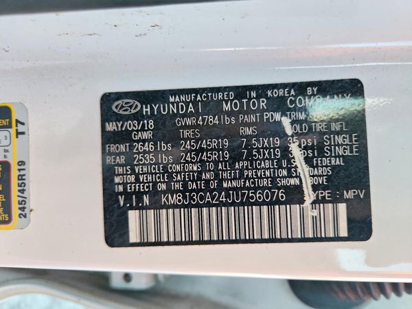 2018 HYUNDAI TUCSON