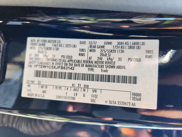 2018 FORD F150