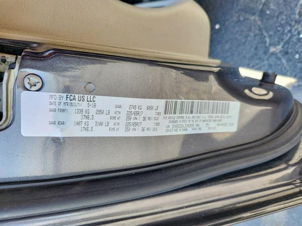 2018 DODGE GRAND CARAVAN