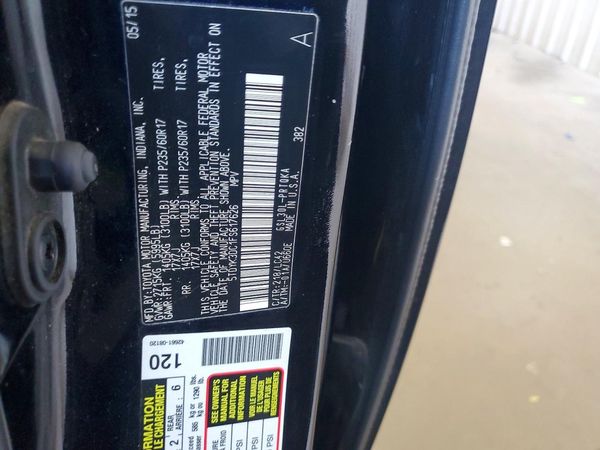2015 TOYOTA SIENNA