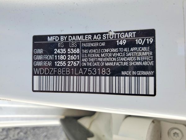 2020 MERCEDES-BENZ E E350-4M