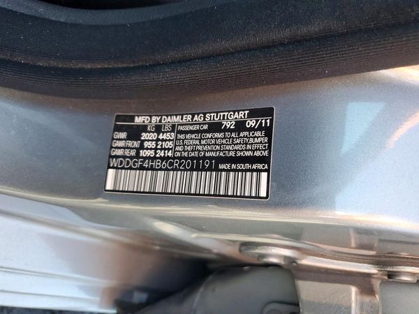 2012 MERCEDES-BENZ C C250