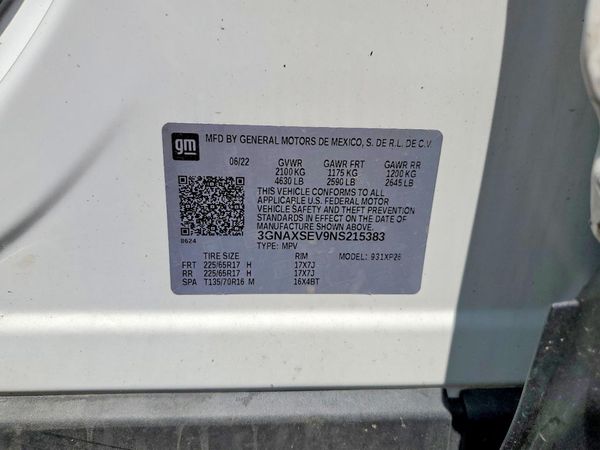 2022 CHEVROLET EQUINOX
