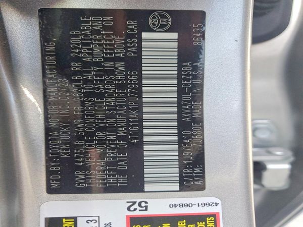 2023 TOYOTA CAMRY
