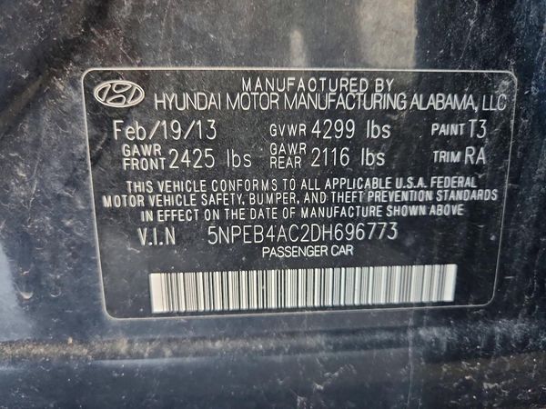 2013 HYUNDAI SONATA GLS/ GLS Popular