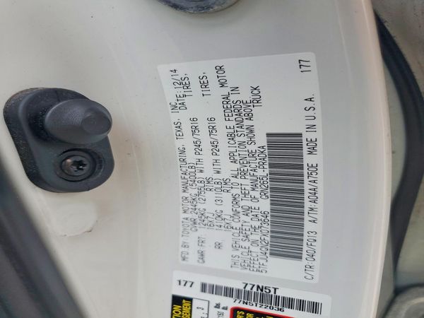 2015 TOYOTA TACOMA Delux Grade