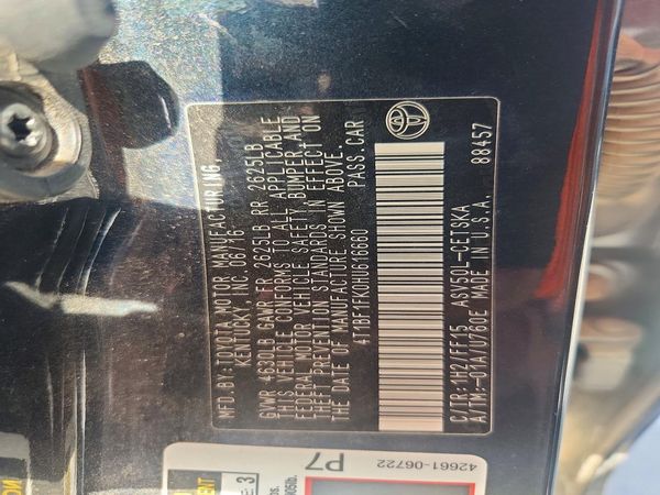 2017 TOYOTA CAMRY LE/SE/XLE/XSE