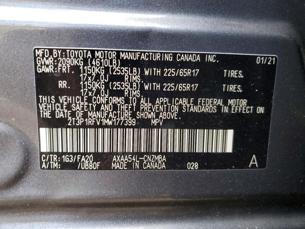 2021 TOYOTA RAV4